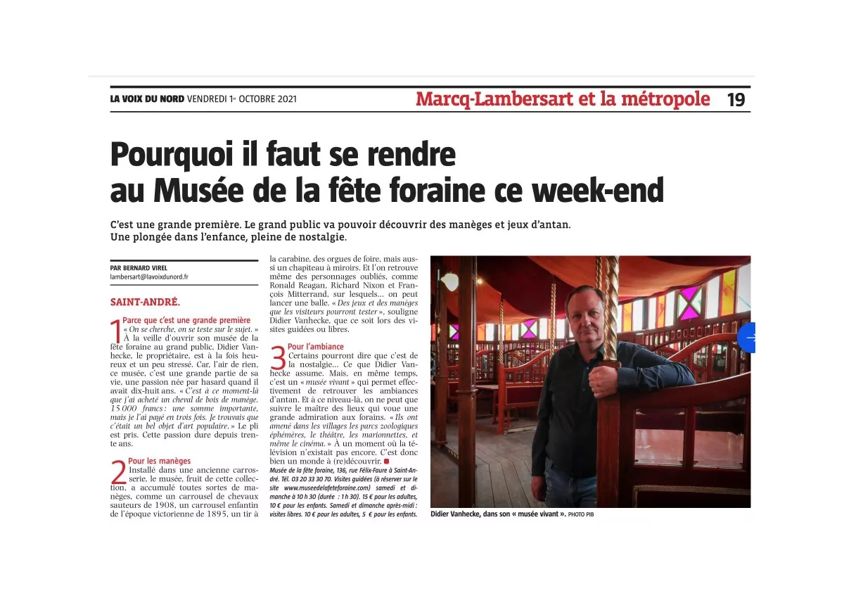La Voix du Nord (oct. 2021)