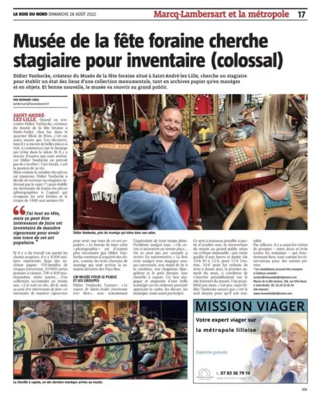La Voix du Nord (aout 2022)